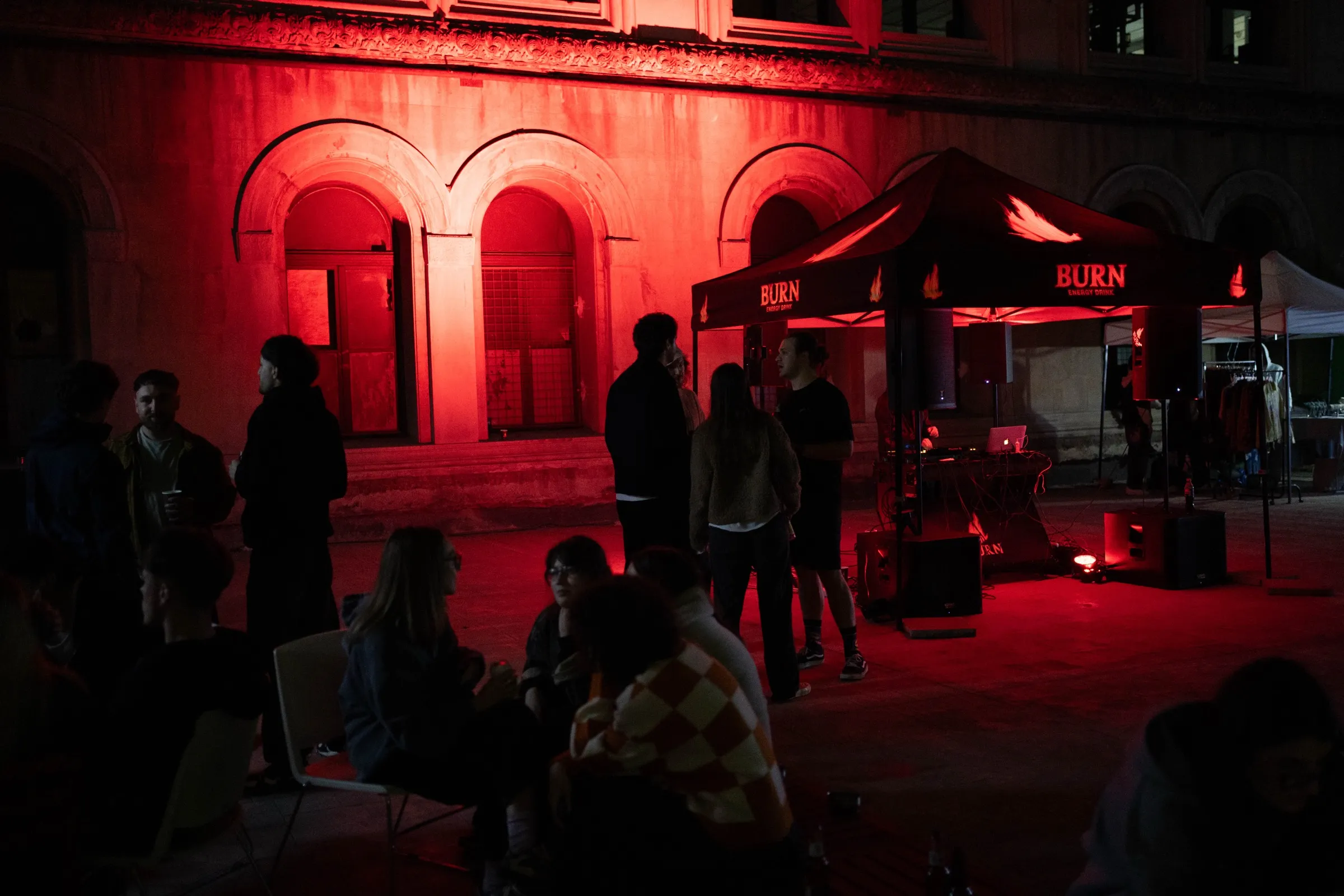 The Burn tent at AfterMarket