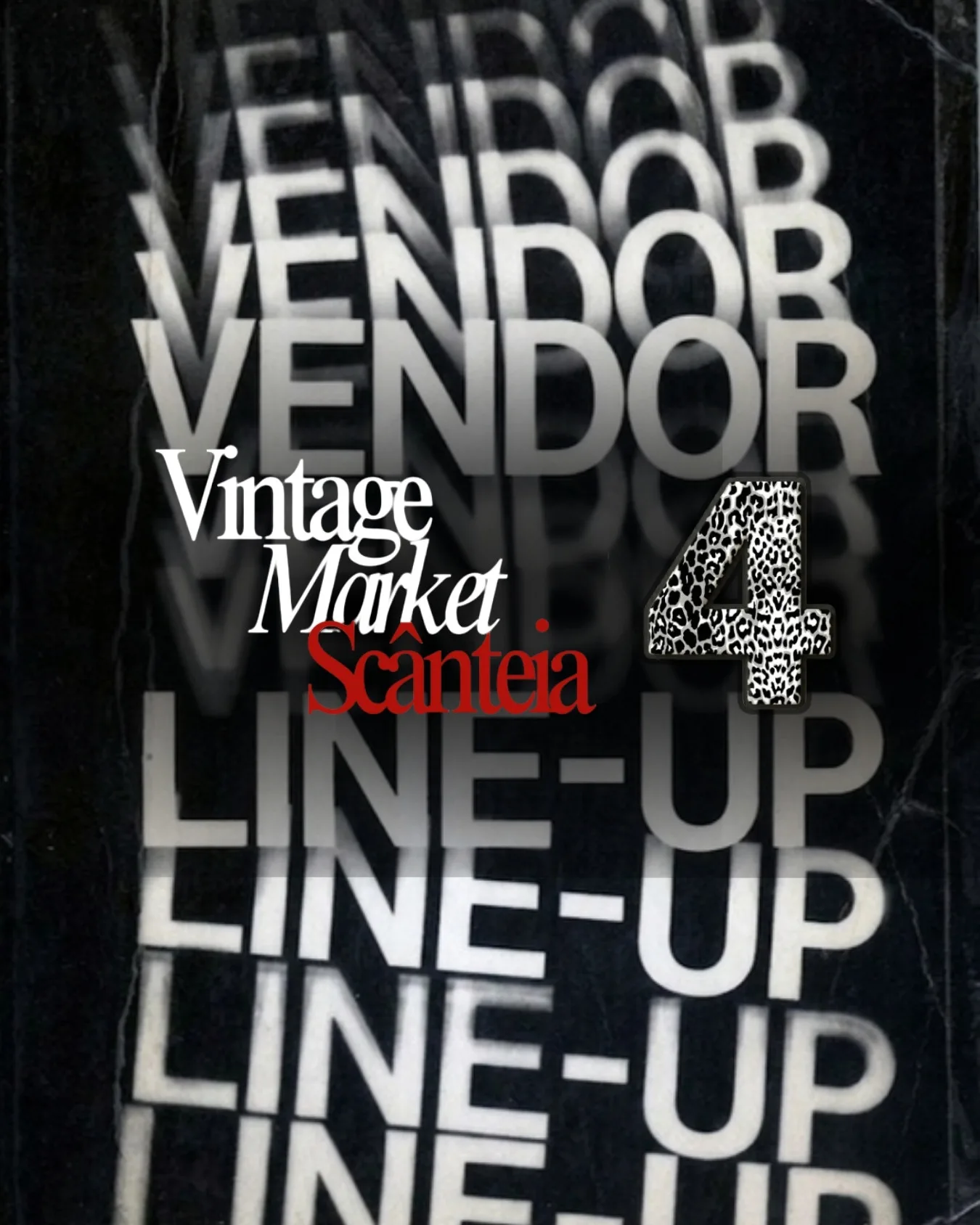 The vendor line-up poster
